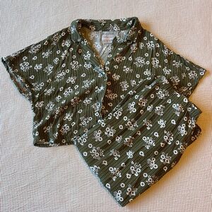 brixton matching skirt + shirt set